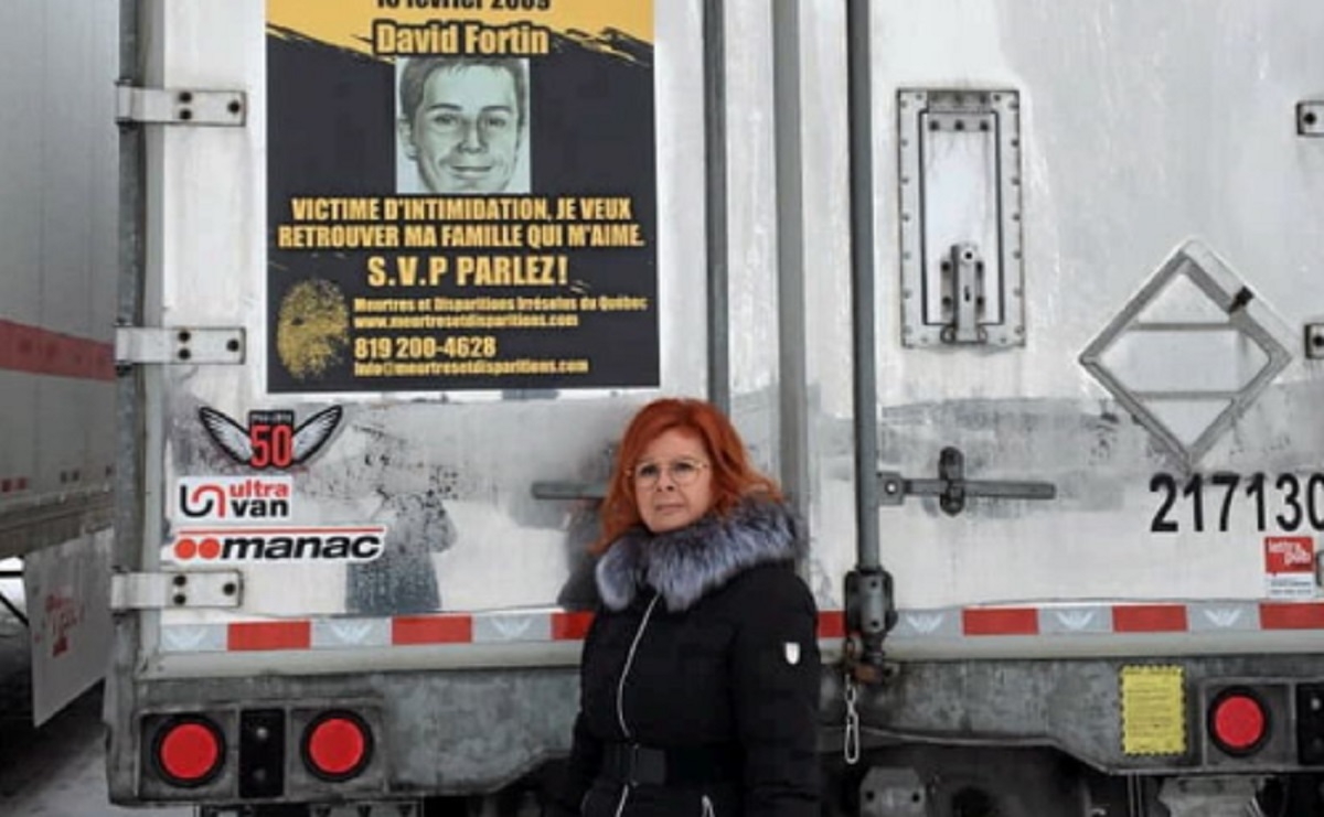 Le visage de David Fortin se retrouvera sur des camions de transport